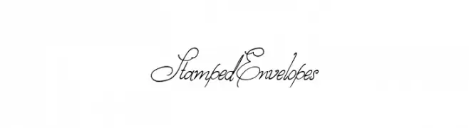 StampedEnvelopes  नि: शुल्क फ़ॉन्ट्स डाउनलोड