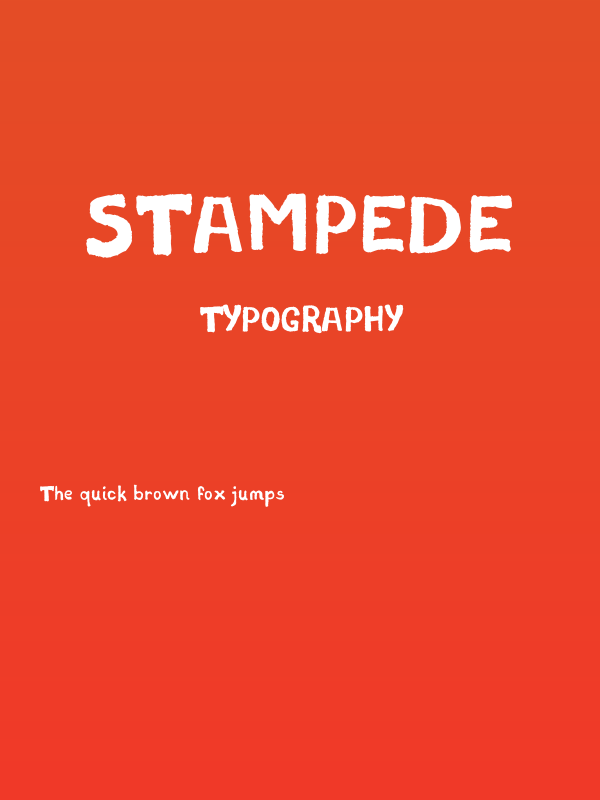 Stampede Poster