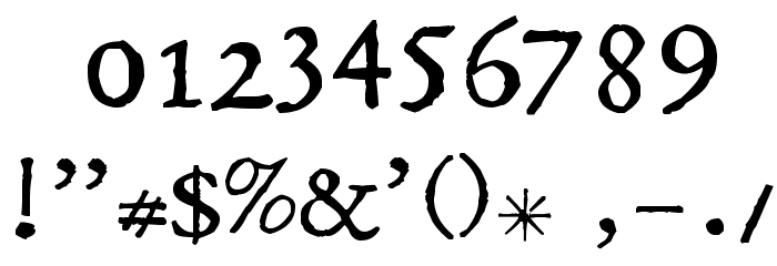 Stamping Nico Font OTHER CHARS