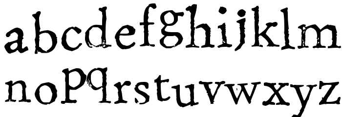Stamping Nico Font LOWERCASE