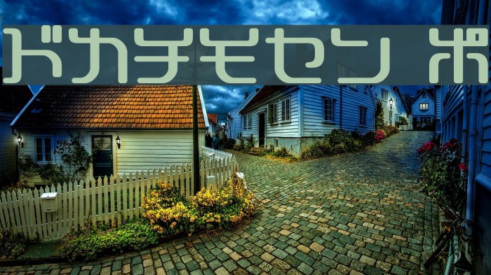 Stampy K Font examples
