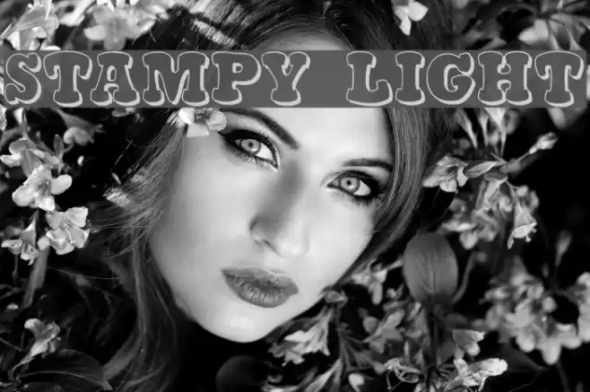 Stampy Light Font examples
