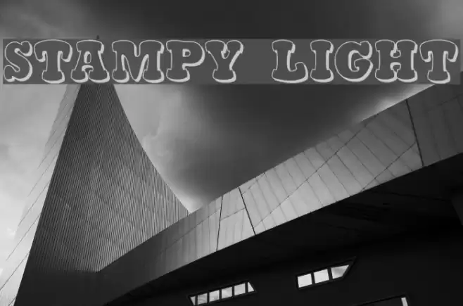 Stampy Light Font examples