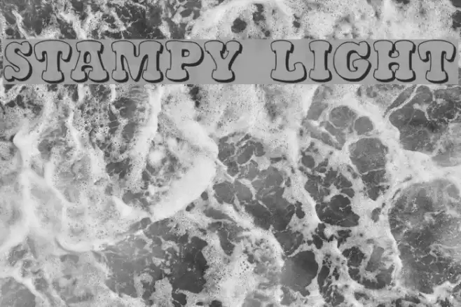 Stampy Light Font examples