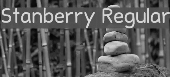 Stanberry Regular Font examples
