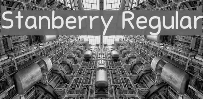 Stanberry Regular Font examples