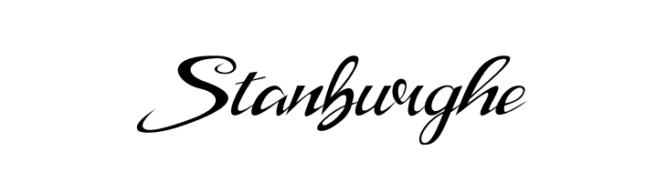 Stanburghe  免费字体下载
