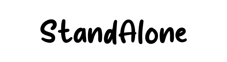 Stand Alone  免费字体下载