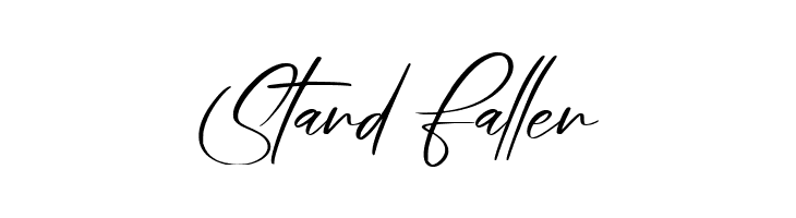Stand Fallen  baixar fontes gratis