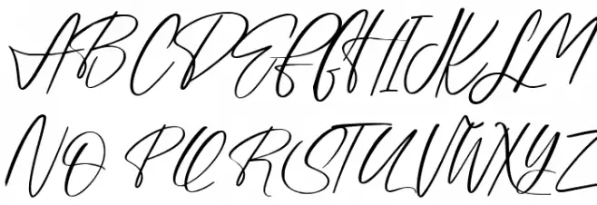 Stand Fallen Schriftart Groß