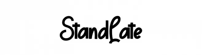 Stand Late  フリーフォントのダウンロード