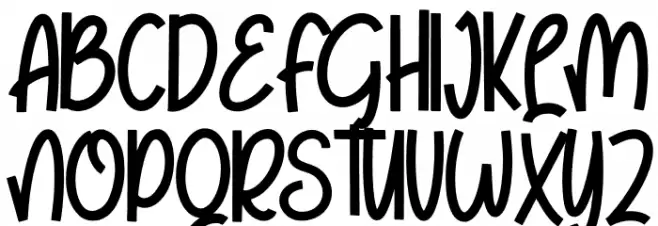 Stand Late Schriftart Groß