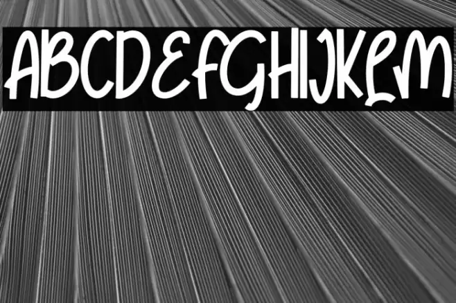 Stand Late Font examples