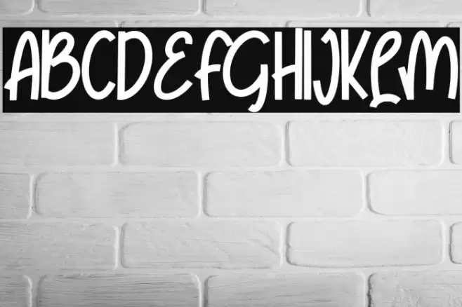 Stand Late Font examples