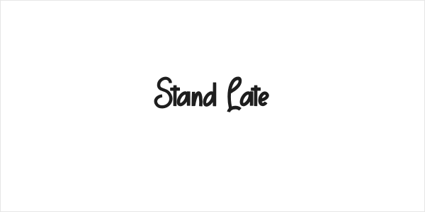 Stand Late Logo