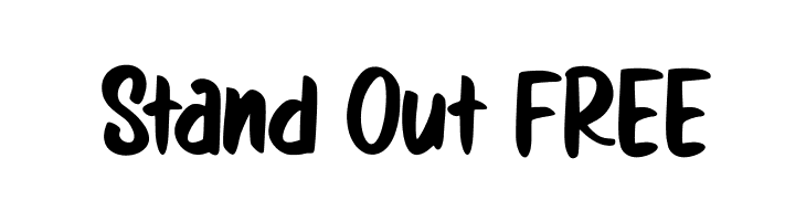 Stand Out FREE  font caratteri gratis