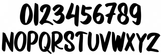 Stand Out FREE Font OTHER CHARS