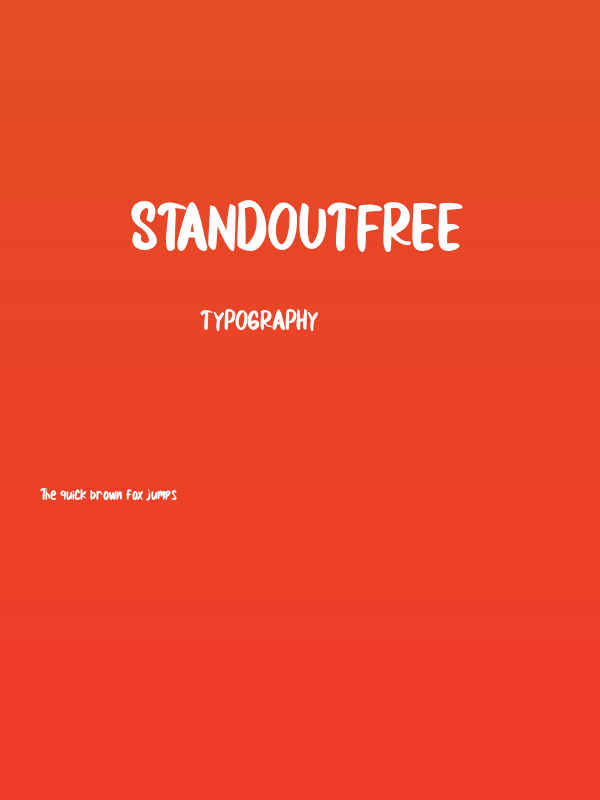 StandOutFREE Poster