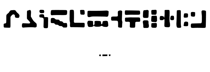 Standard Galactic Alpha Regular Font OTHER CHARS