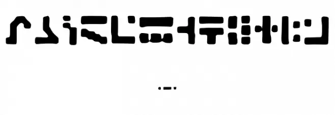 Standard Galactic Alpha Regular Font OTHER CHARS