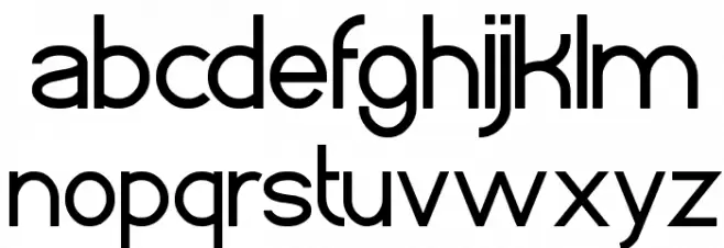 Standard International फ़ॉन्ट लोअरकेस