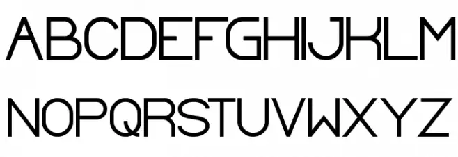 Standard International Schriftart Groß