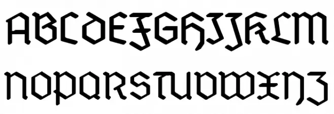 StandardGraf-Regular Polices MAJUSCULES