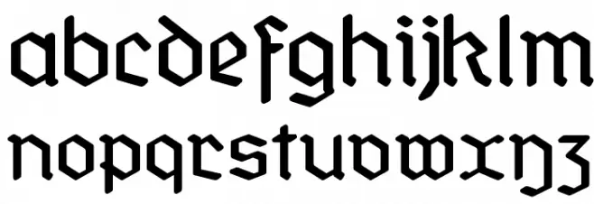 StandardGraf-Regular Font LOWERCASE