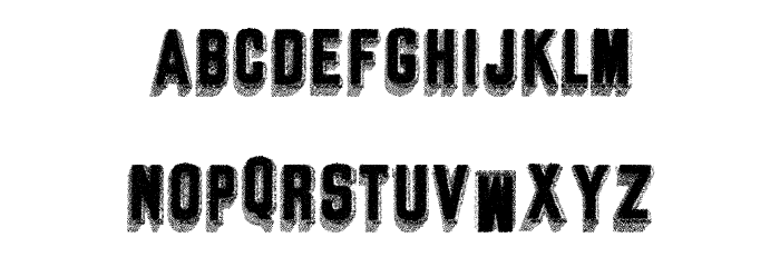 StandardHeader Font LOWERCASE