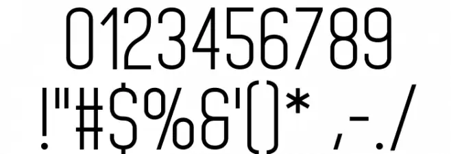 Standaris Font OTHER CHARS