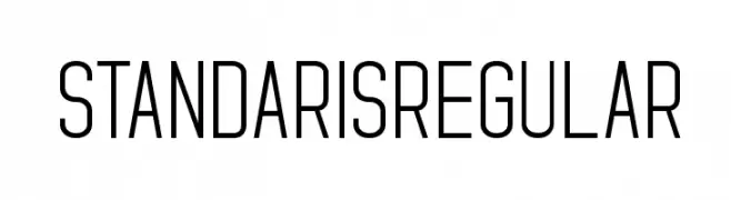 StandarisRegular  Frei Schriftart Herunterladen