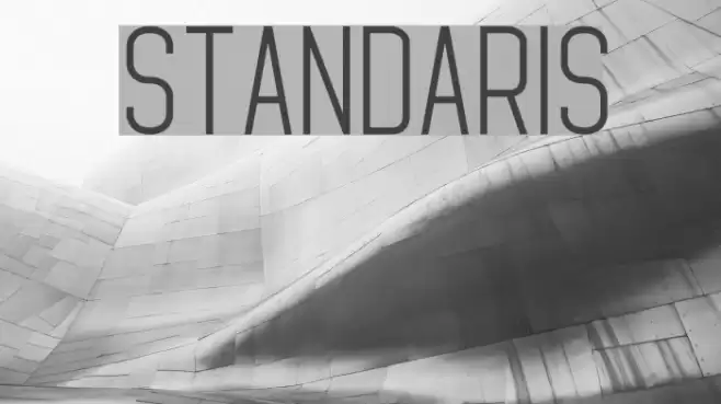 Standaris Font examples