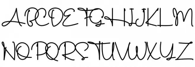 Standing Classy - Personal Use Schriftart Groß