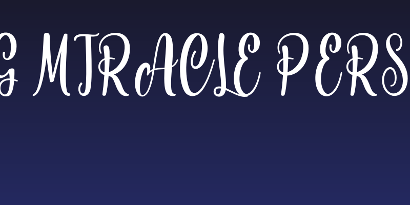 Standing Miracle Personal Use Social Header