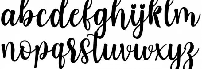 Standing Miracle Personal Use Schriftart Kleinbuchstaben