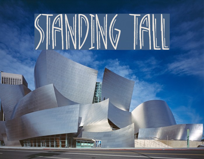 Standing Tall Font examples