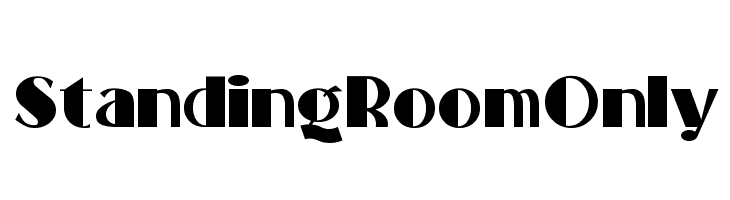 StandingRoomOnly  Frei Schriftart Herunterladen