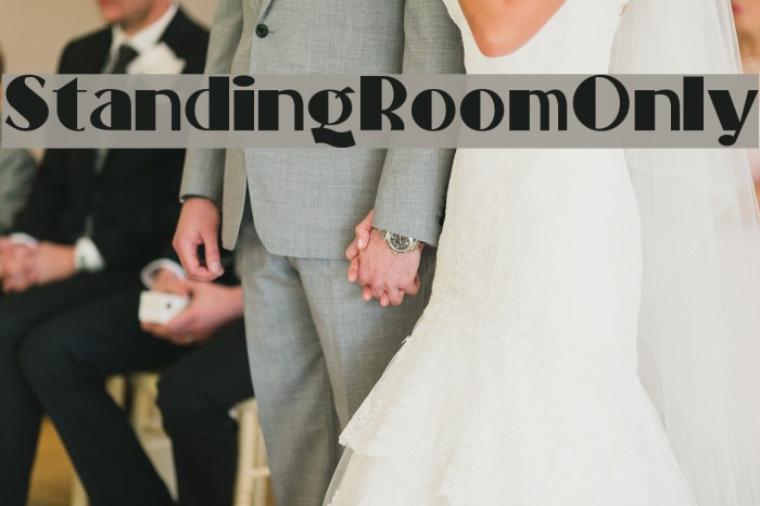 StandingRoomOnly Font examples