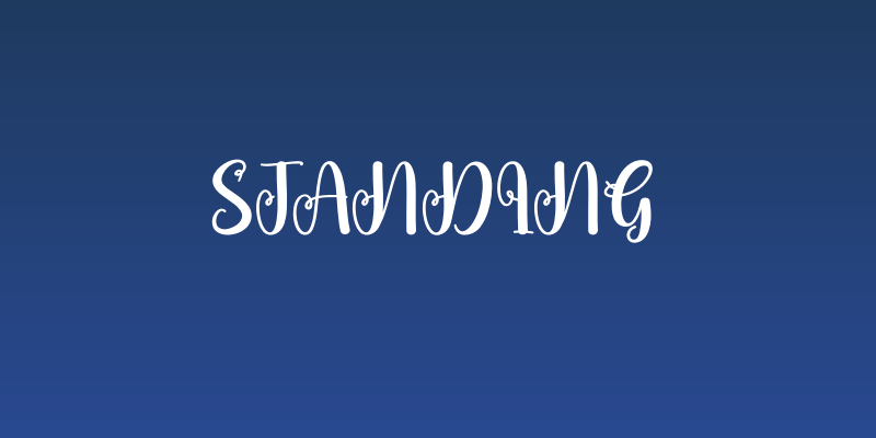 Standing Social Header