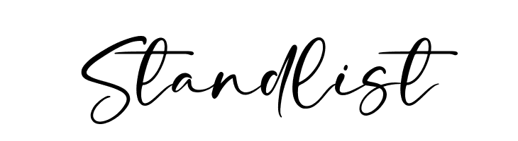 Standlist  Frei Schriftart Herunterladen