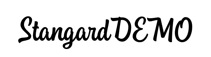StangardDEMO  Frei Schriftart Herunterladen