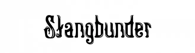 Stangbunder  Frei Schriftart Herunterladen