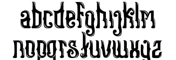 Stangbunder Font LOWERCASE