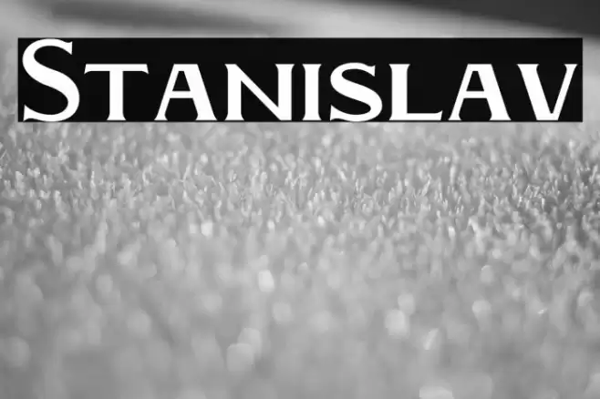 Stanislav Font examples