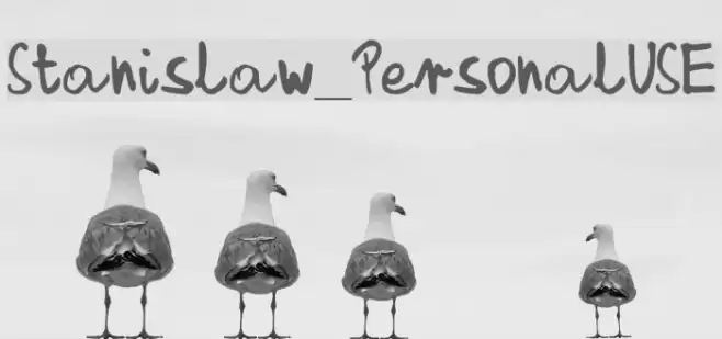 Stanislaw_PersonalUSE Font examples