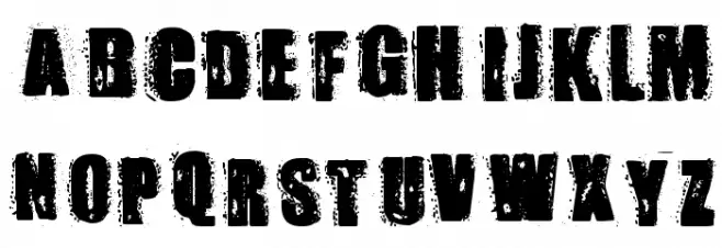 Stank Schriftart Groß