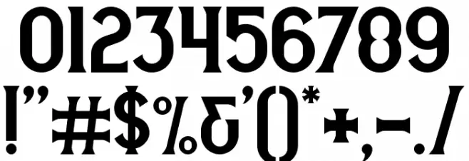 Stanley DEMO Font OTHER CHARS