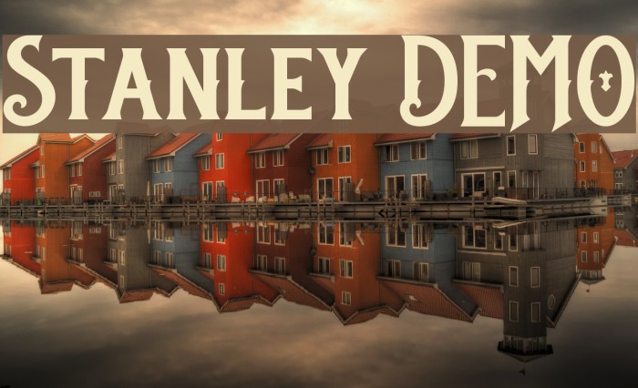 Stanley DEMO Font examples