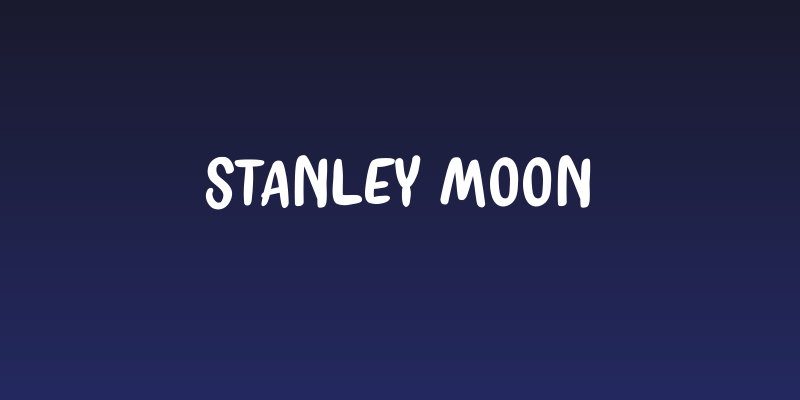 Stanley Moon Social Header