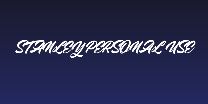 Stanley Personal Use Social Header